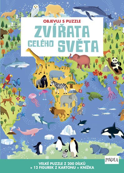 ZVÍŘATA CELÉHO SVĚTA OBJEVUJ S PUZZLE