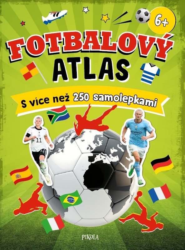 FOTBALOVÝ ATLAS S VÍCE NEŽ 250 SAMOLEPKAMI