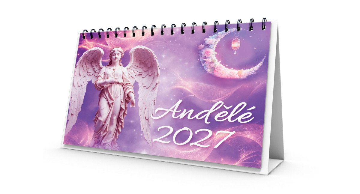 ANDĚLÉ 2027 STOLNÍ KALENDÁŘ
