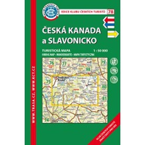 KČT 78 ČESKÁ KANADA A SLAVONICKO 1:50T