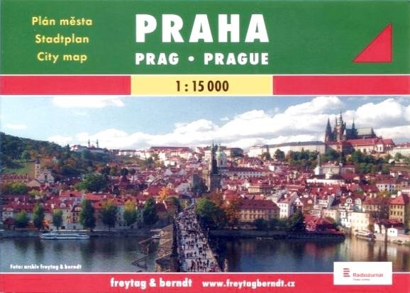 PRAHA MĚSTSKÝ PLÁN 1:15 000