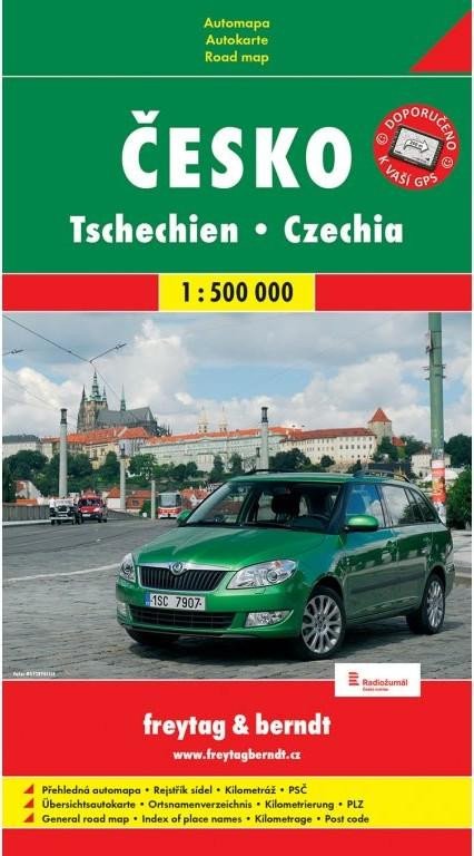 ČESKO AUTOMAPA /TVRDÁ/1:500 000
