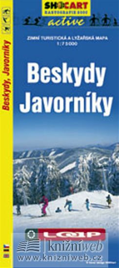 BESKYDY-JAVORNÍKY ZIMNÍ TURIST.A LYŽAŘ.MAPA