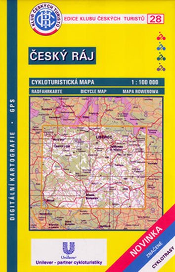 ČESKÝ RÁJ-28 CYKLOTRASY/KČT