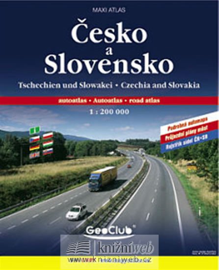 ČESKO A SLOVENSKO  1:200T