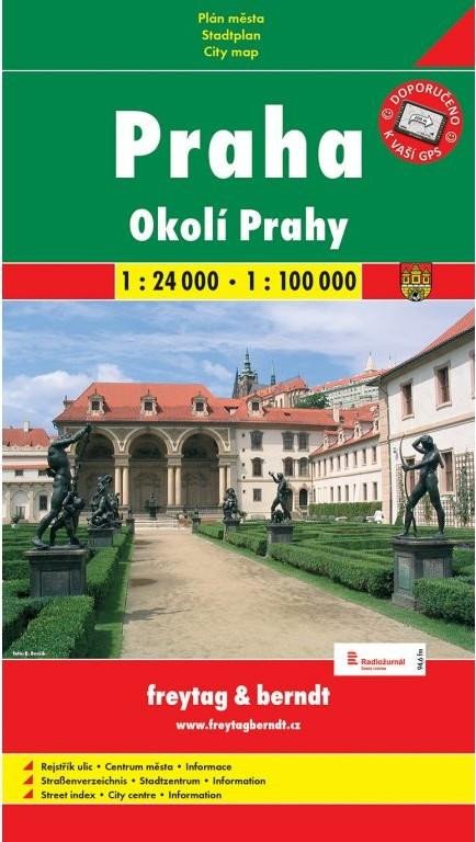 PRAHA 1:24 000 + OKOLÍ PRAHY 1:100 000