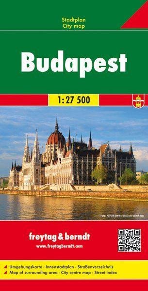 BUDAPEST 1:27 500 PLÁN MĚSTA