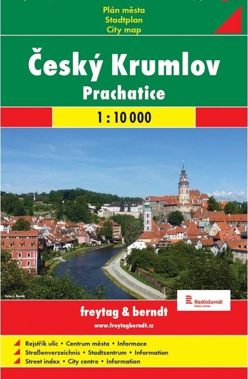 ČESKÝ KRUMLOV,PRACHATICE 1:10 000 PLÁN