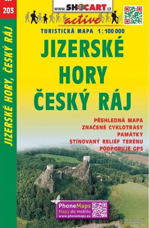 JIZERSKÉ HORY,ČESKÝ RÁJ 1:100 000 /203/