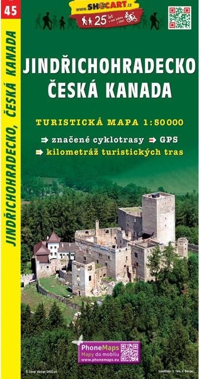 JINDŘICHOHRADECKO,ČESKÁ KANADA 1:50 000 /45/