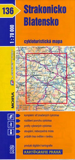 CYKLO MAPA Č.136 STRAKONICKO, BLATENSKO