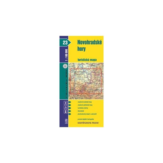 NOVOHRADSKÉ HORY / TURISTICKÁ MAPA, Č.23