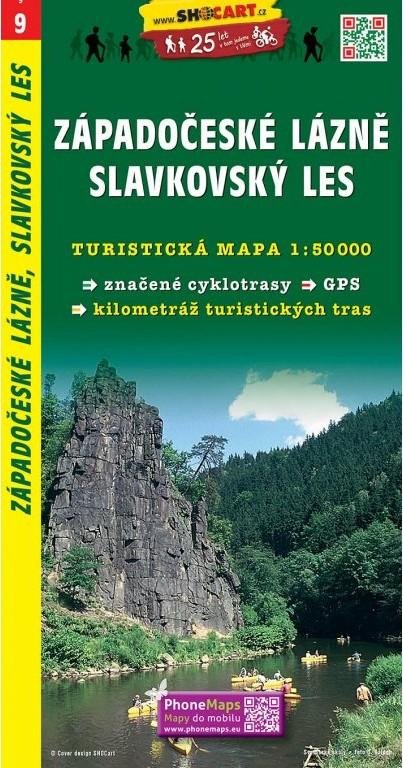 ZÁPADOČESKÉ LÁZNĚ SLAVKOVSKÝ LES TMČ.9 1-50000