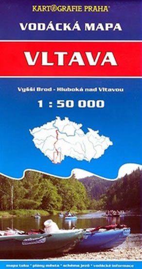 VLTAVA 1:50 000 VODÁCKÁ MAPA