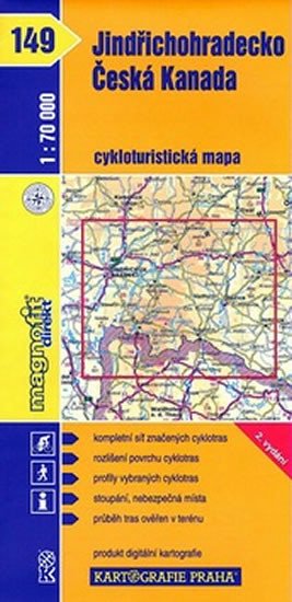 CYKLO MAPA Č.149 JINDŘICHOHRADECKO, ČESK