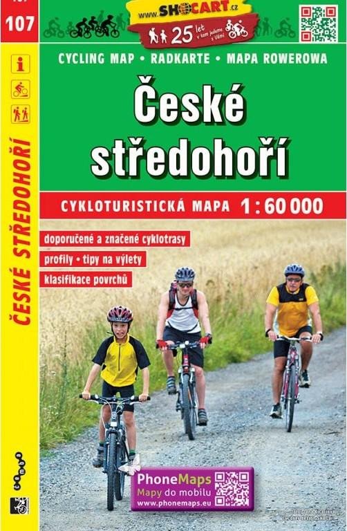 ČESKÉ STŘEDOHOŘÍ 1:60 000 CYKLOMAPA /107/