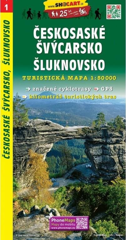 ČESKOSASKÉ ŠVÝCARSKO 1 TURIST.MAPA 1:50 000