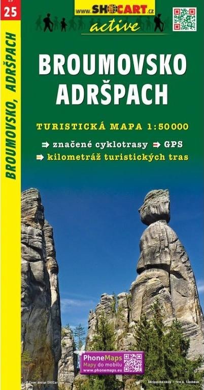 BROUMOVSKO,ADRŠPACH 1:50 000 /25/