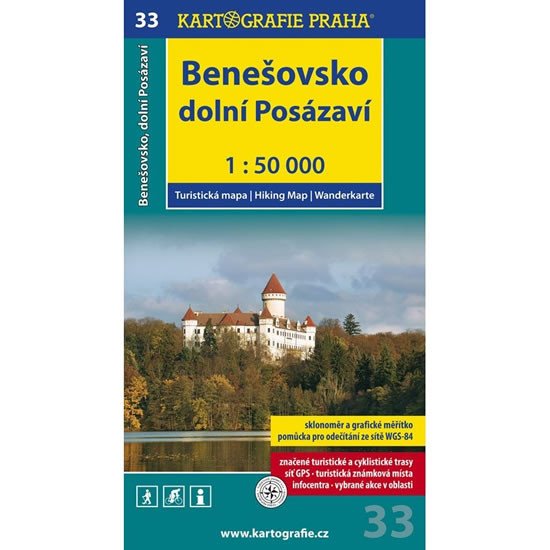 50/33 BENEŠOVSKO DOLNÍ POSÁZAVÍ 1:50 000