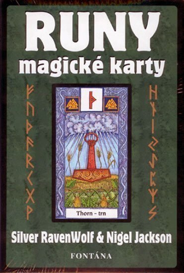 Obálka knihy RUNY MAGICKÉ KARTY (KNIHA+KARTY) od autora RavenWolf S.,  Jackson N.
