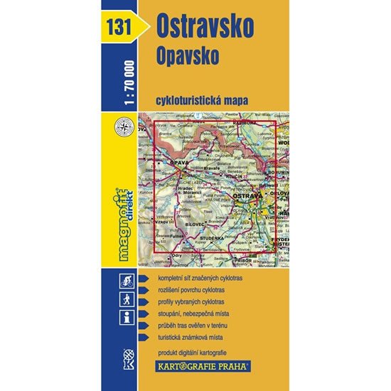 OSTRAVSKO,OPAVSKO 131-CYKLO/KARTOGRAFIE