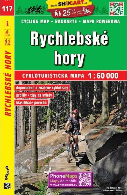 RYCHLEBSKÉ HORY 1:60.000 CYKLOTUR.MAPA