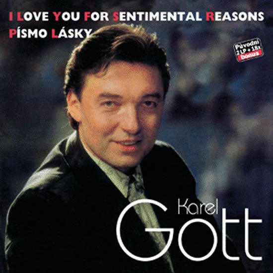 CD GOTT KAREL-I LOVE YOUR FOR SENTIMENTAL REASONS/PÍSMO...