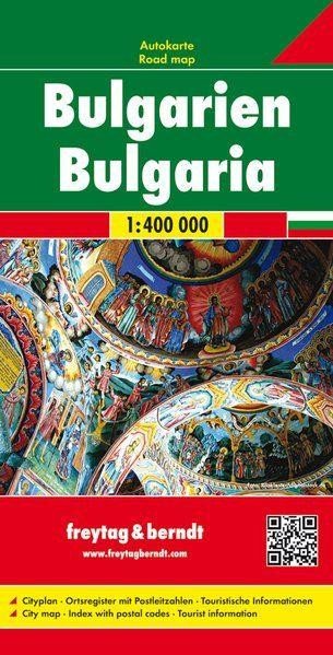 BULHARSKO 1:400 000 AUTOMAPA