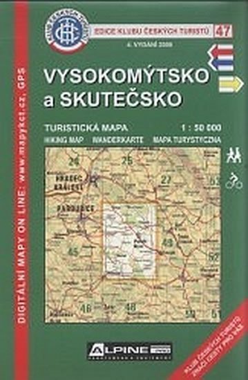 VYSOKOMÝTSKO A SKUTEČSKO Č.47 1:50 TIS.