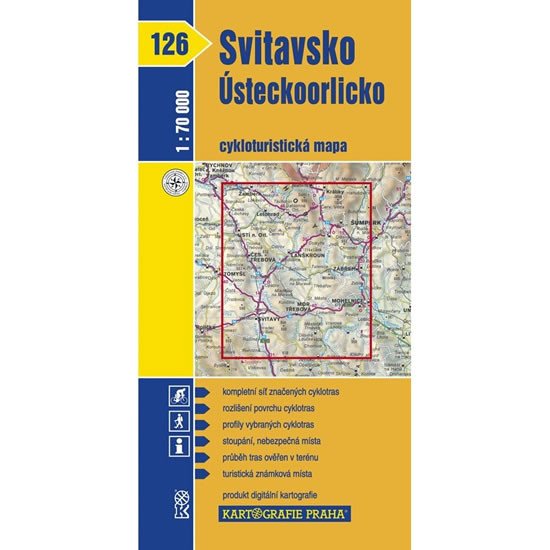 SVITAVSKO,ÚSTECKOORLICKO 1:70000