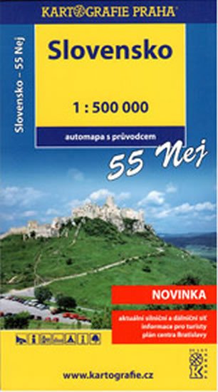 SLOVENSKO-55 NEJ-AUTOMAPA/KARTOGRAFIE