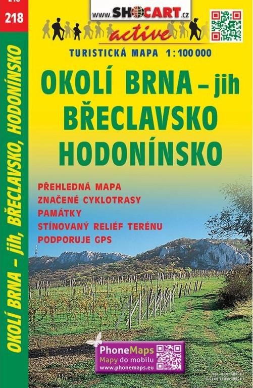 ZNOJEMSKO,BŘECLAVSKO 1:100 000 /218/