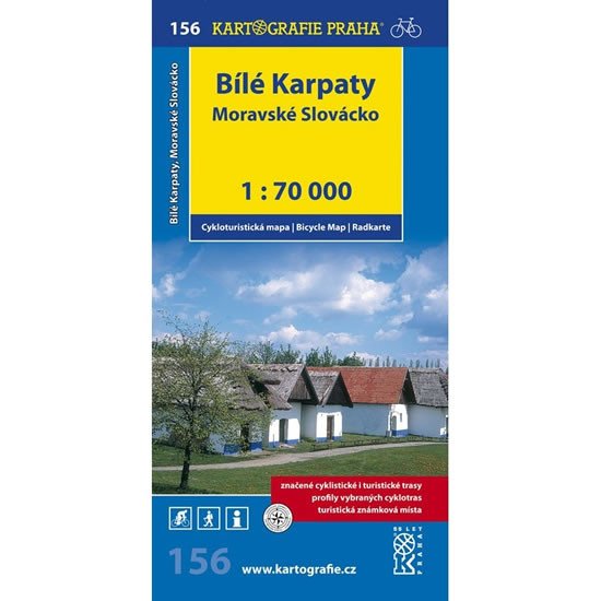 BÍLÉ KARPATY, MORAVSKÉ SLOVÁCKO 1:70 000 CYKLOMAPA /156/