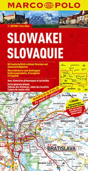 SLOVENSKO 1:200 000 AUTOMAPA