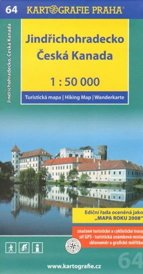 TM 64 JINDŘICHOHRADECKO ČESKÁ KANADA 1:50 000