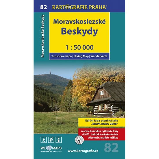 MORAVSKOSLEZSKÉ BESKYDY 1:50 000 /82/