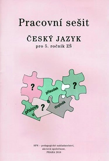 ČESKÝ JAZYK PRO 5. ROČNÍK ZŠ PS