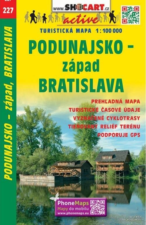 PODUNAJSKO-ZÁPAD,BRATISLAVA 1:100 000 /227/