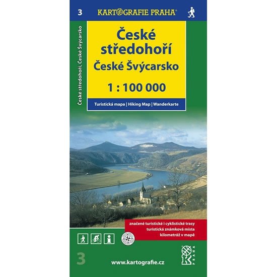 ČESKÉ STŘEDOHOŘÍ, ČESKÉ ŠVÝCARSKO Č.3/TURIST.MAPA/2.VYDÁNÍ