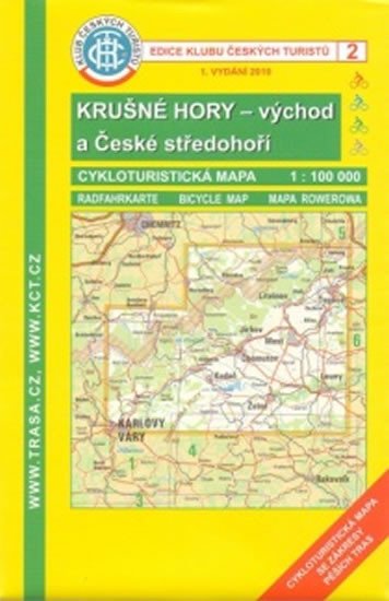 KRUŠNÉ HORY-VÝCHOD A ČESKÉ STŘED. 2-CYKLO/KČT