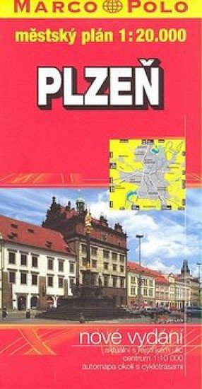 PLZEŇ 1:20 000 PLÁN MĚSTA