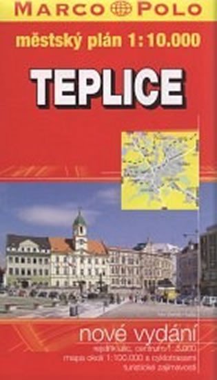 TEPLICE 1:10 000 PLÁN MĚSTA