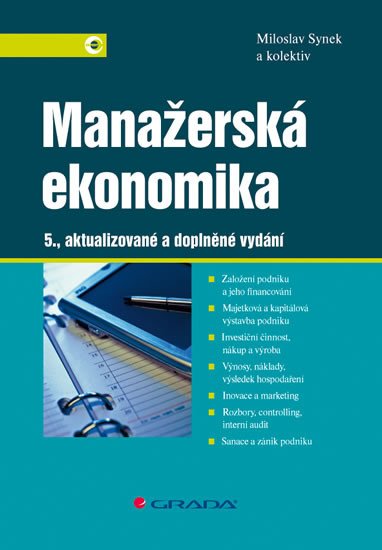 MANAŽERSKÁ EKONOMIKA [5.VYDÁNÍ]