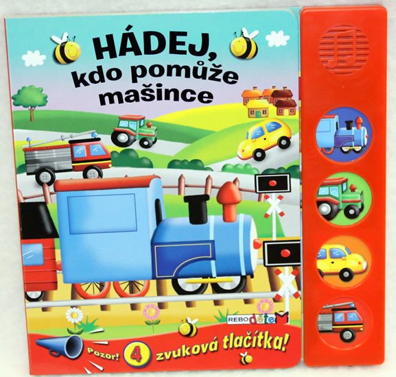 HÁDEJ, KDO POMŮŽE MAŠINCE - 4 ZVUKOVÁ TLAČÍTKA