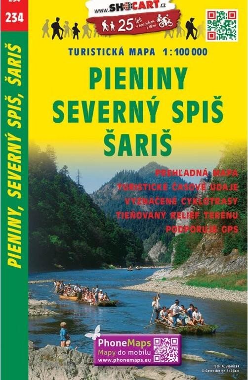 PIENINY,SEV.SPIŠ,ŠARIŠ 1:100 000 /234/