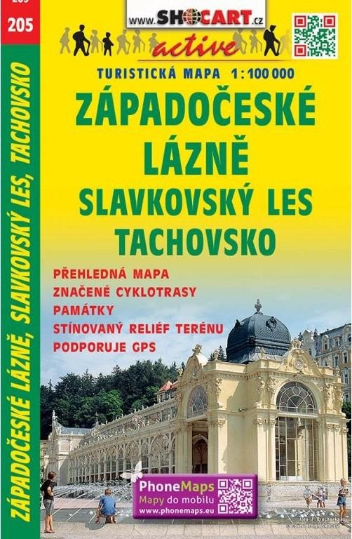 ZÁPADOČESKÉ LÁZNĚ 1:100 000 /205/