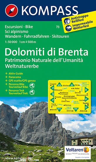 GRUPPO DI BRENTA 1:50 000 /73/