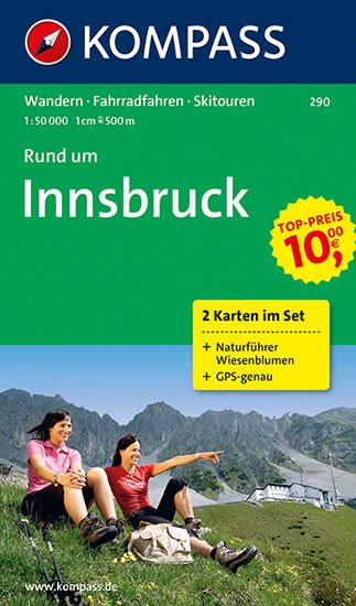 RUND UM INNSBRUCK 1:50 000 /2 MAPY  (290)