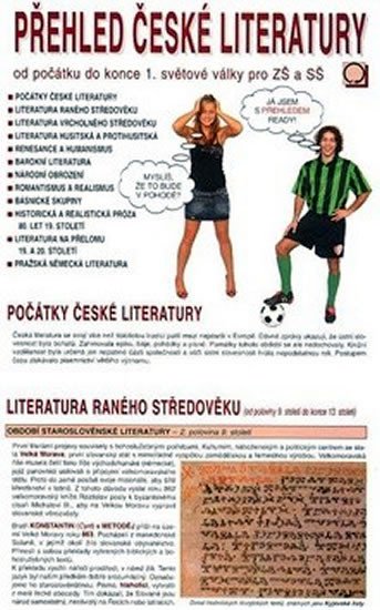 PŘEHLED ČESKÉ LITERATURY OD POČÁTKU DO KONCE 1.SVĚTOVÉ VÁLKY