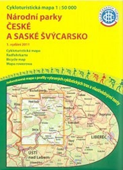 NP ČESKÉ A SASKÉ ŠVÝCARSKO 1:50 000 CYKLOMAPA KČT